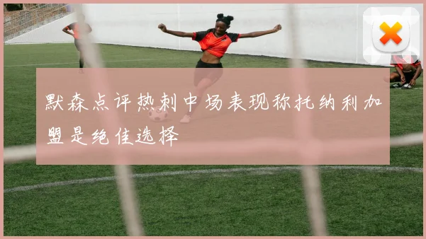 默森点评热刺中场表现称托纳利加盟是绝佳选择